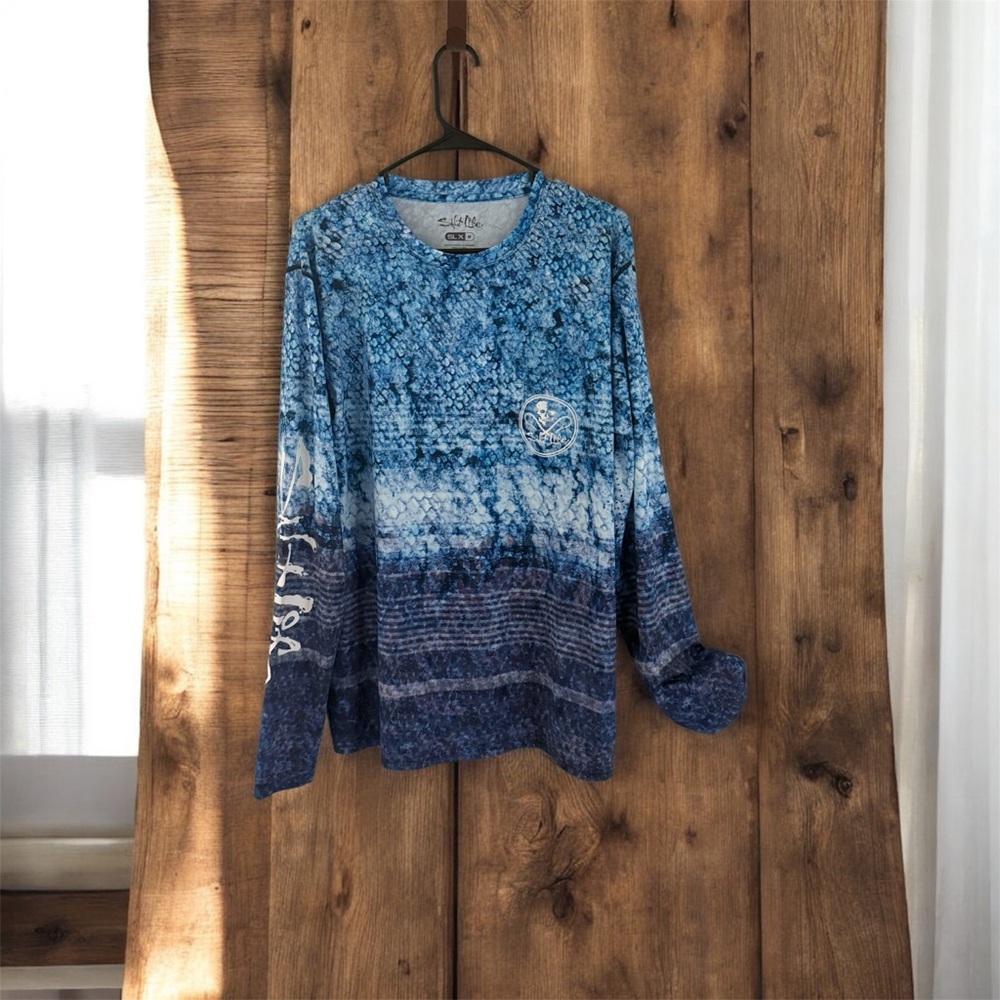 Salt Life Blue Long Sleeve Tee
